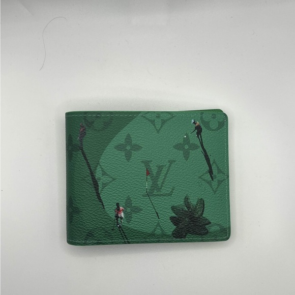 Louis Vuitton Green Monogram Bifold Wallet - Picture 2 of 7